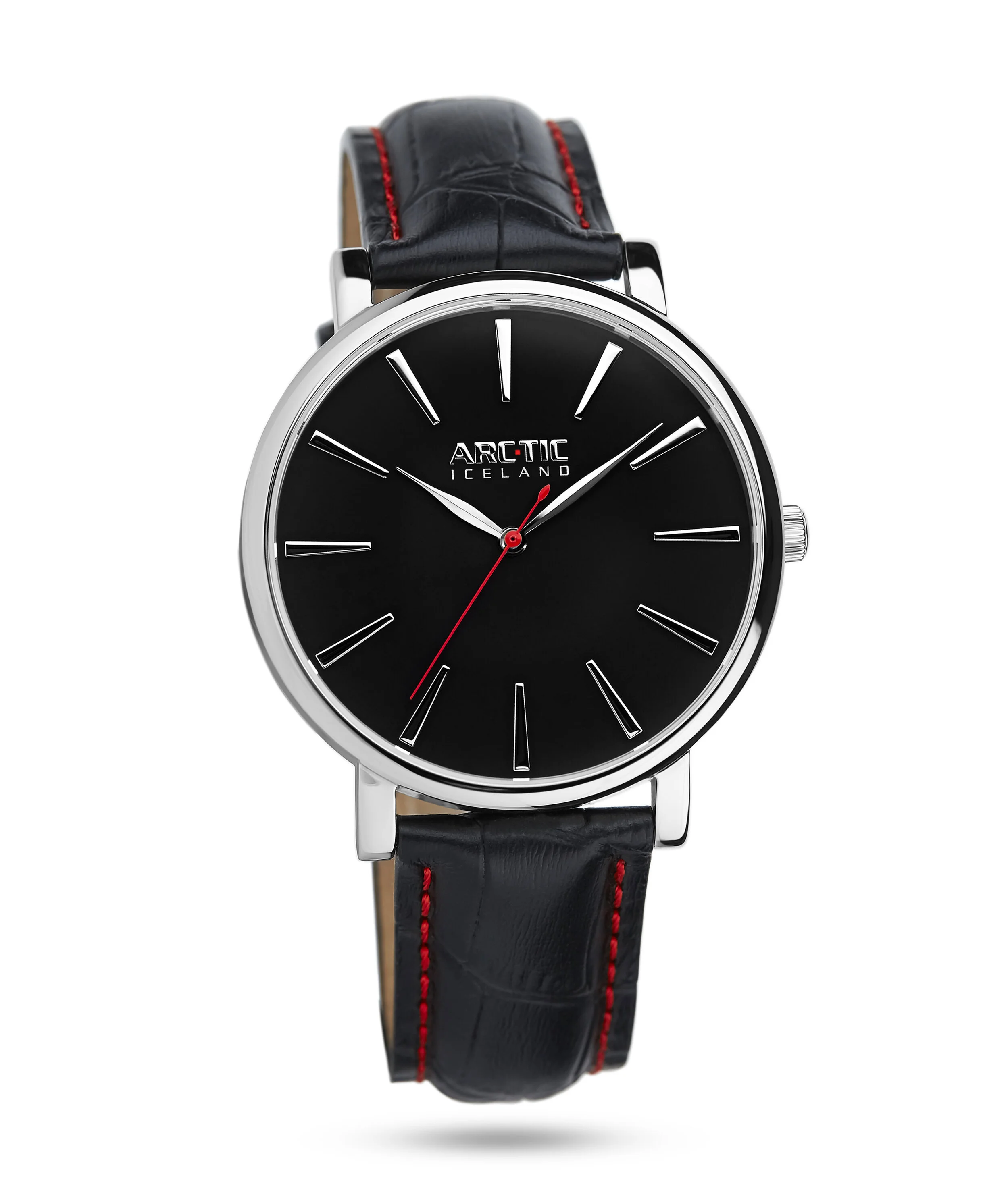 Retro black 36 mm /silver indexes — ArcTic Iceland